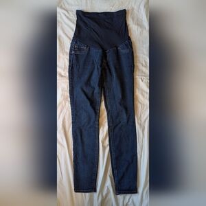 Indigo Blue Women's Dark Blue Maternity Jeggings